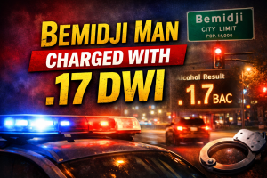 Bemidji Man Charged After .17 DWI Stop