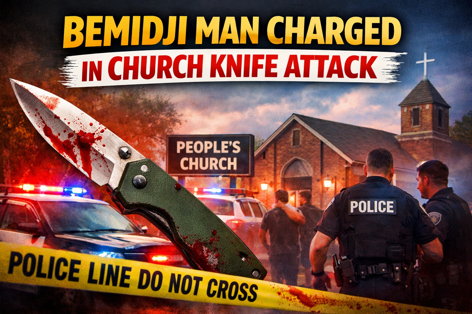 Bemidji Man Charged In Church Knife Attack
