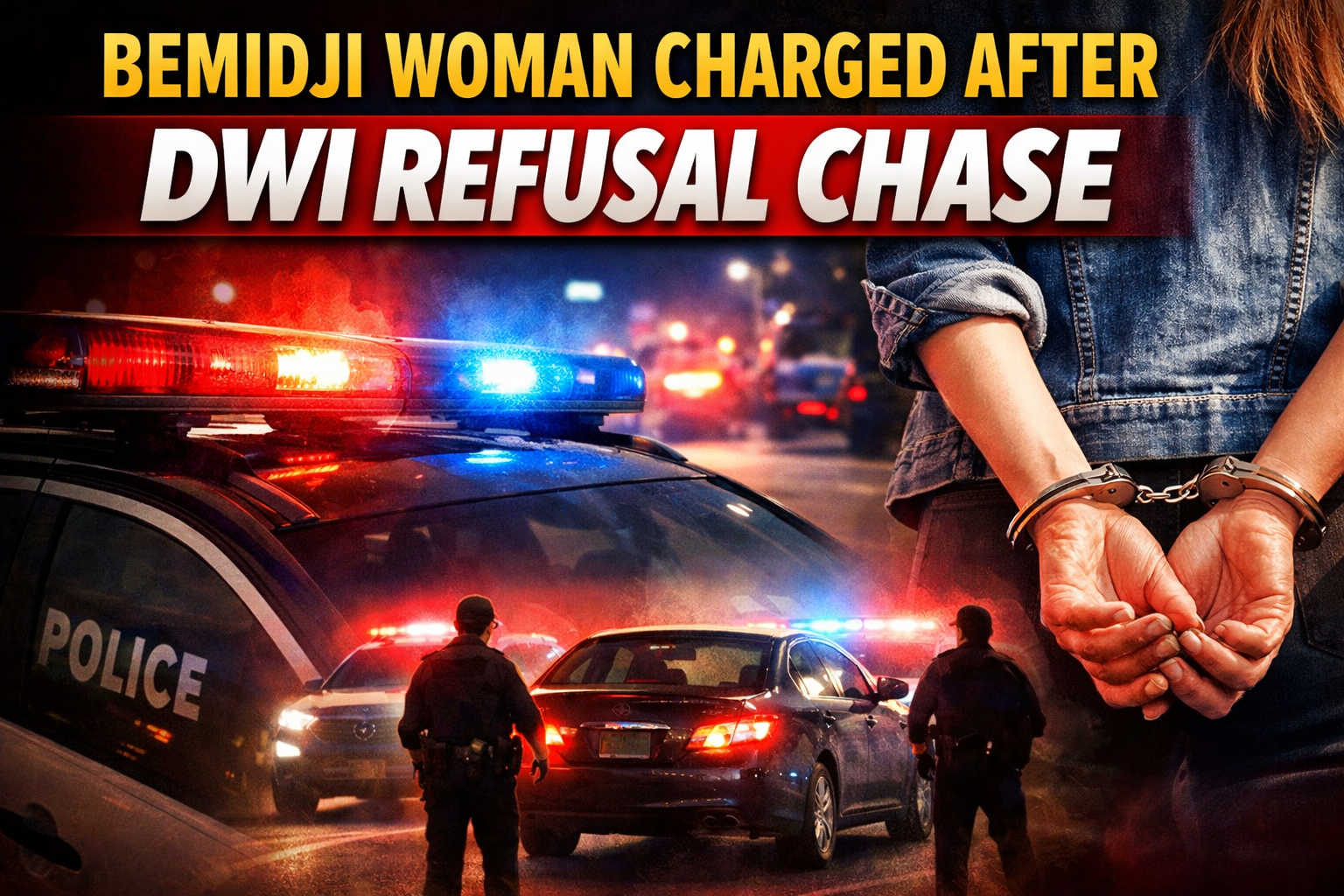 Bemidji Woman Charged After DWI Refusal Chase