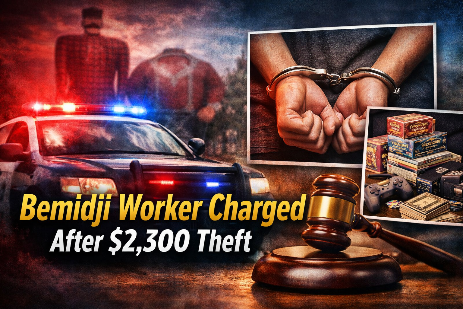Bemidji Worker Charged After $2,300 Theft