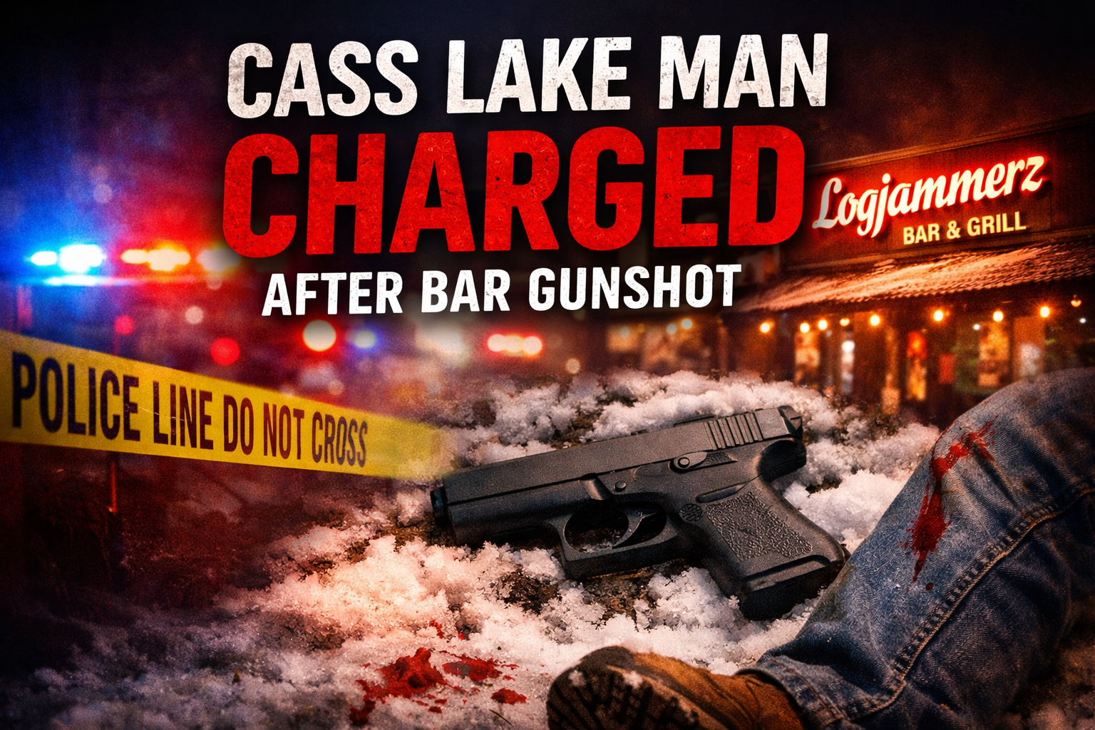 Cass Lake Man Charged After Bar Gunshot