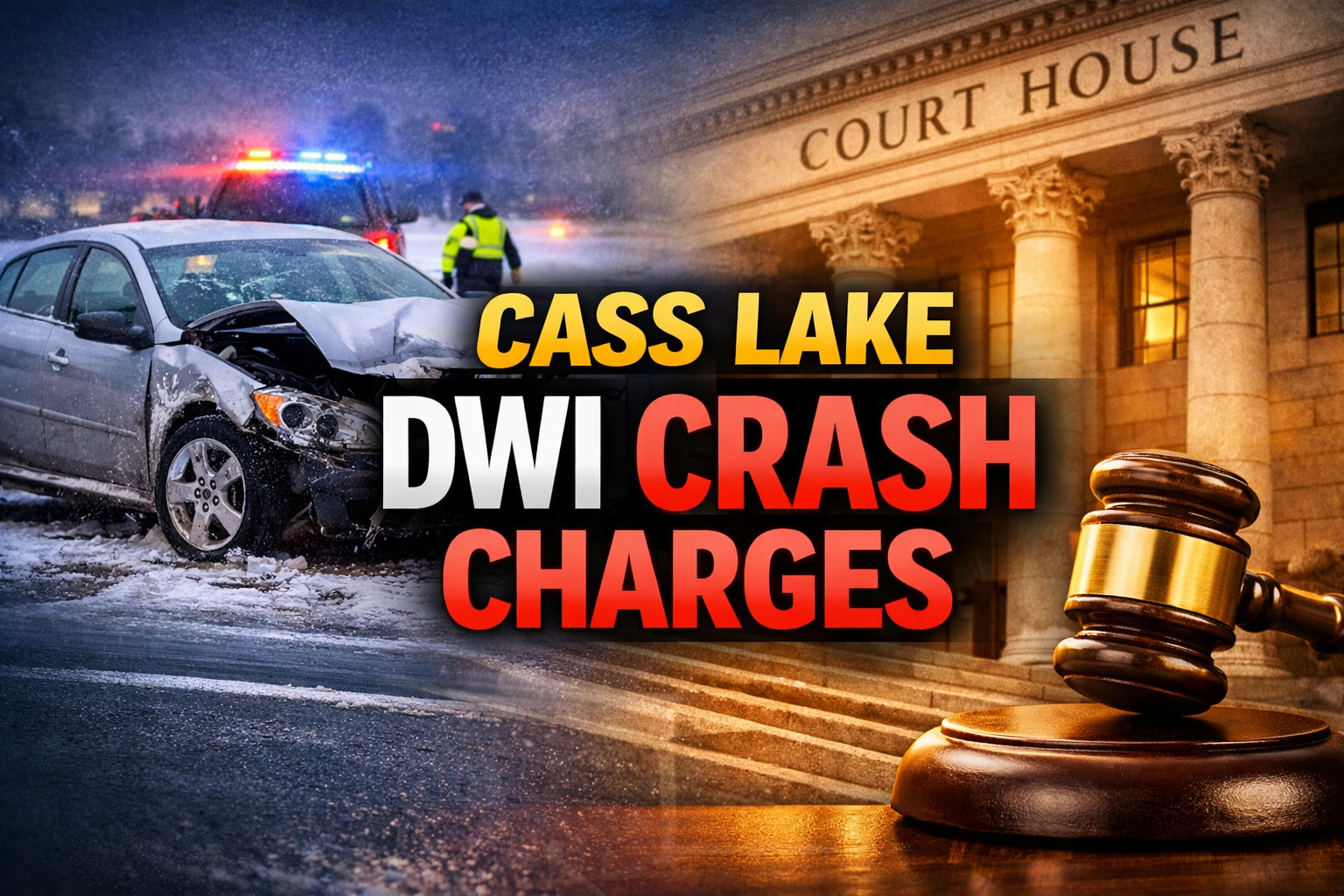 Cass Lake Woman Charged After Injury Crash
