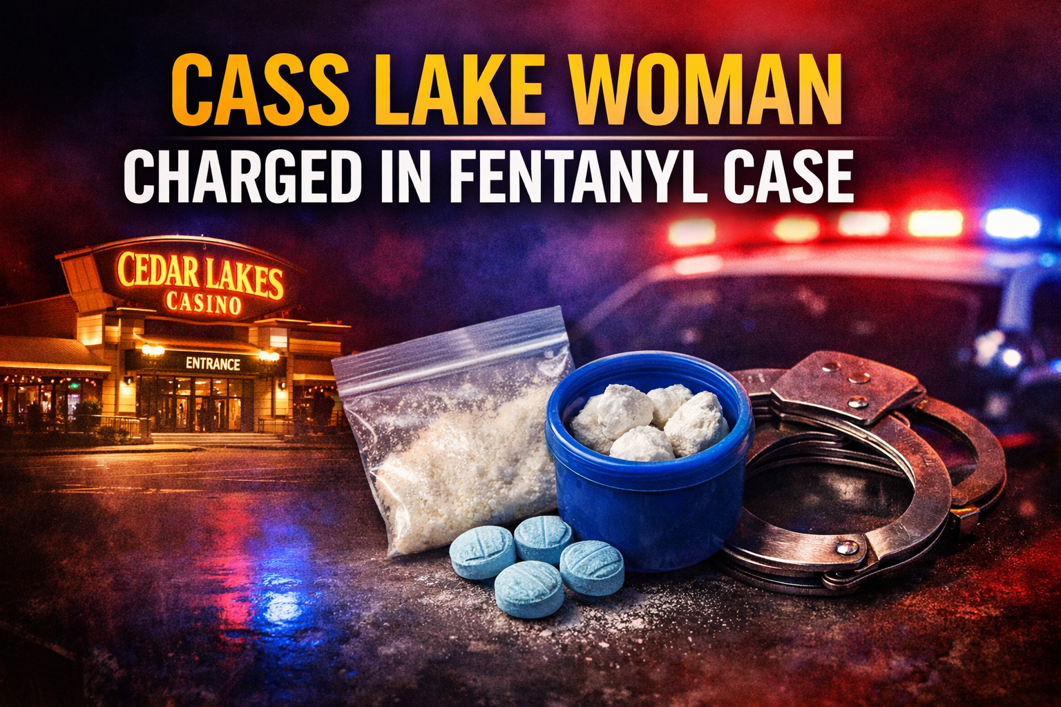 Cass Lake Woman Charged in Fentanyl Case