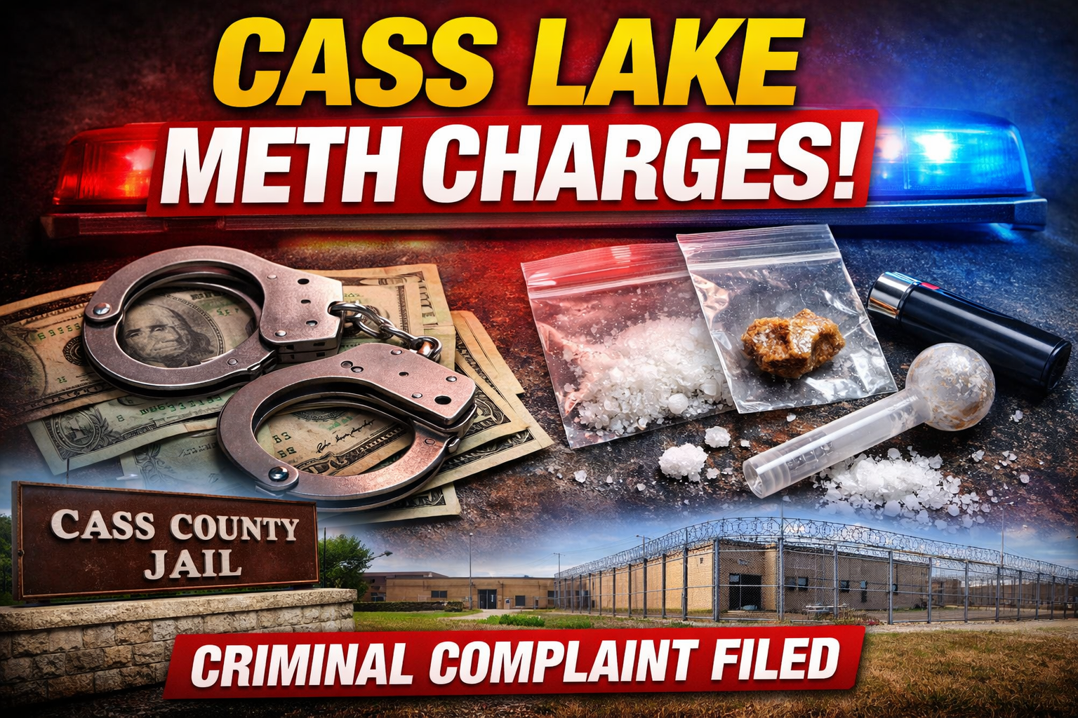 Cass Lake Woman Faces Jail Meth Charges