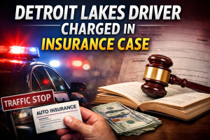 Detroit Lakes Driver Charged in Insurance Case