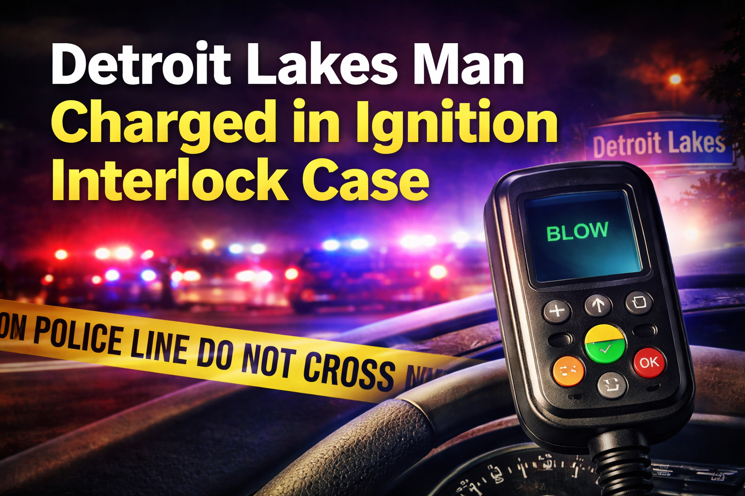Detroit Lakes Driver Charged in Interlock Case