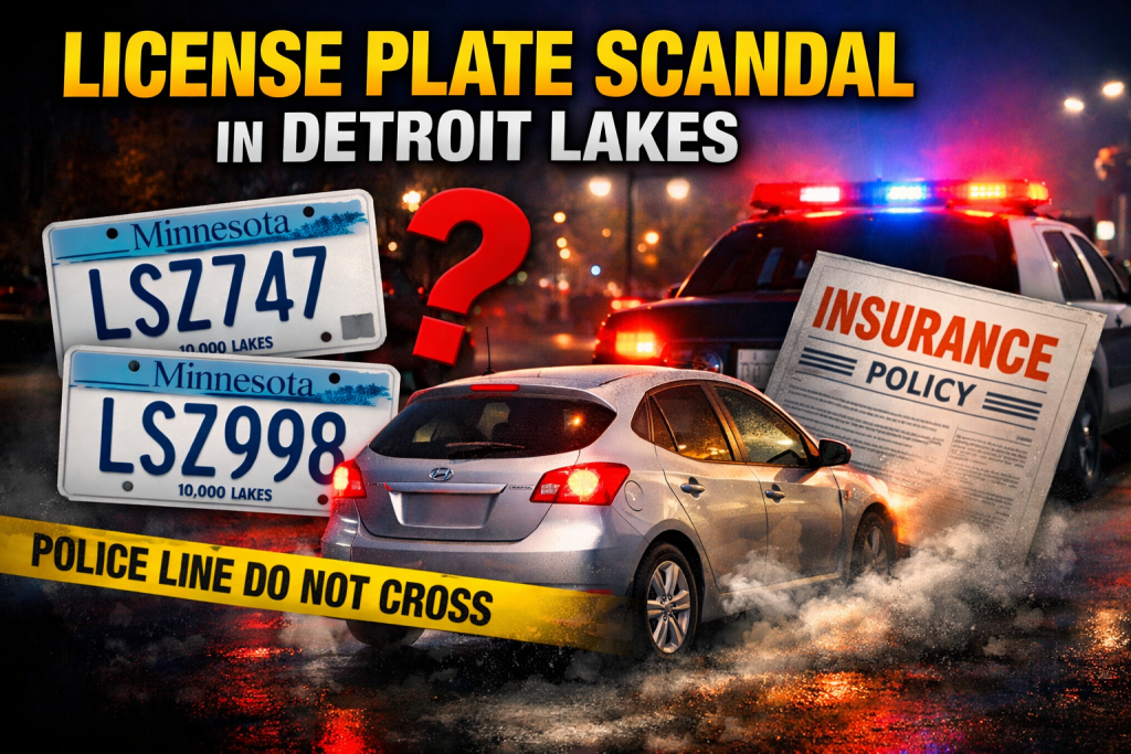 Detroit Lakes Man Charged After Plate Mismatch