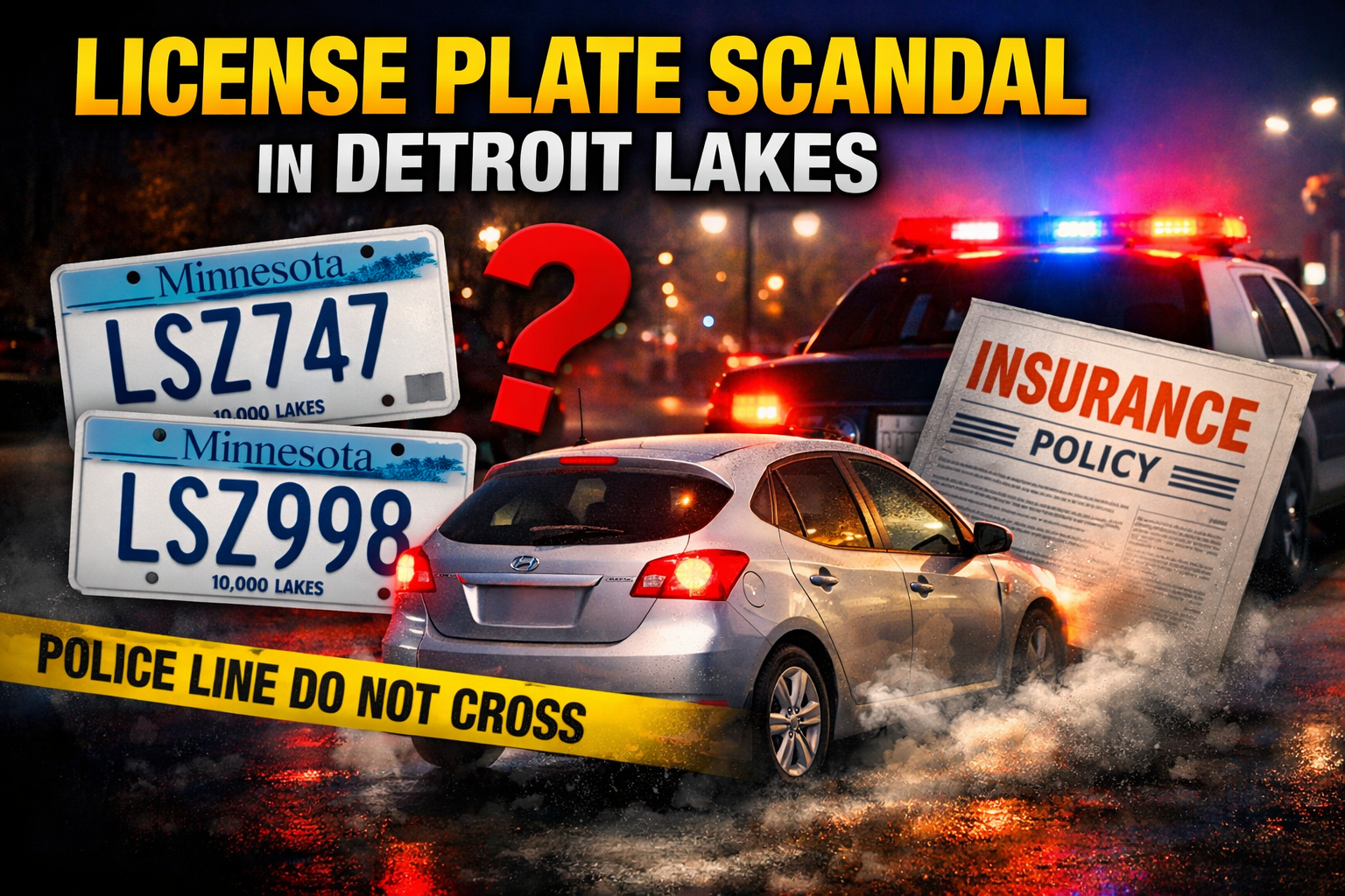 Detroit Lakes Man Charged After Plate Mismatch