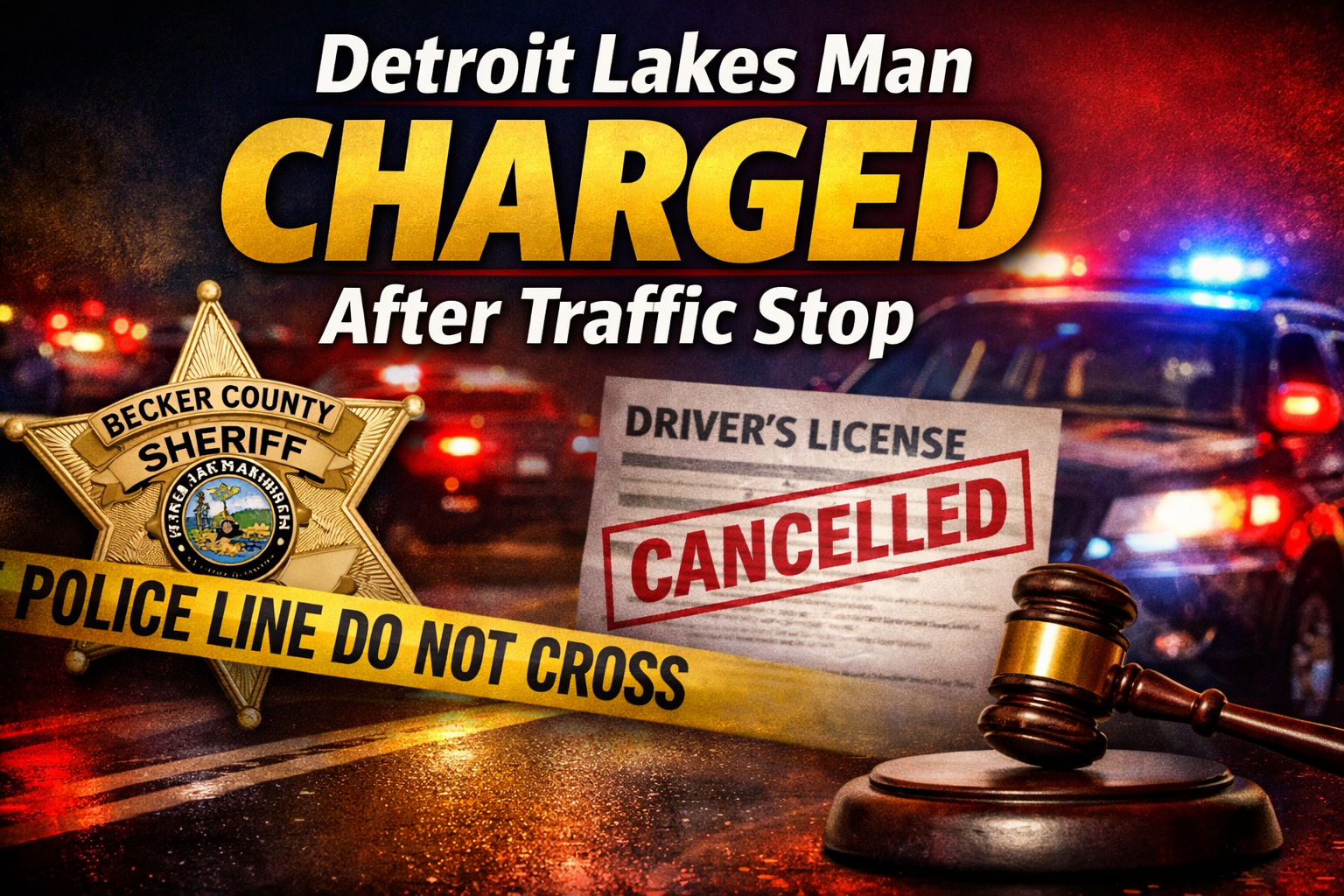 Detroit Lakes Man Charged After Traffic Stop