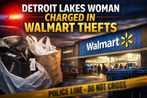 Detroit Lakes Woman Charged in Walmart Thefts