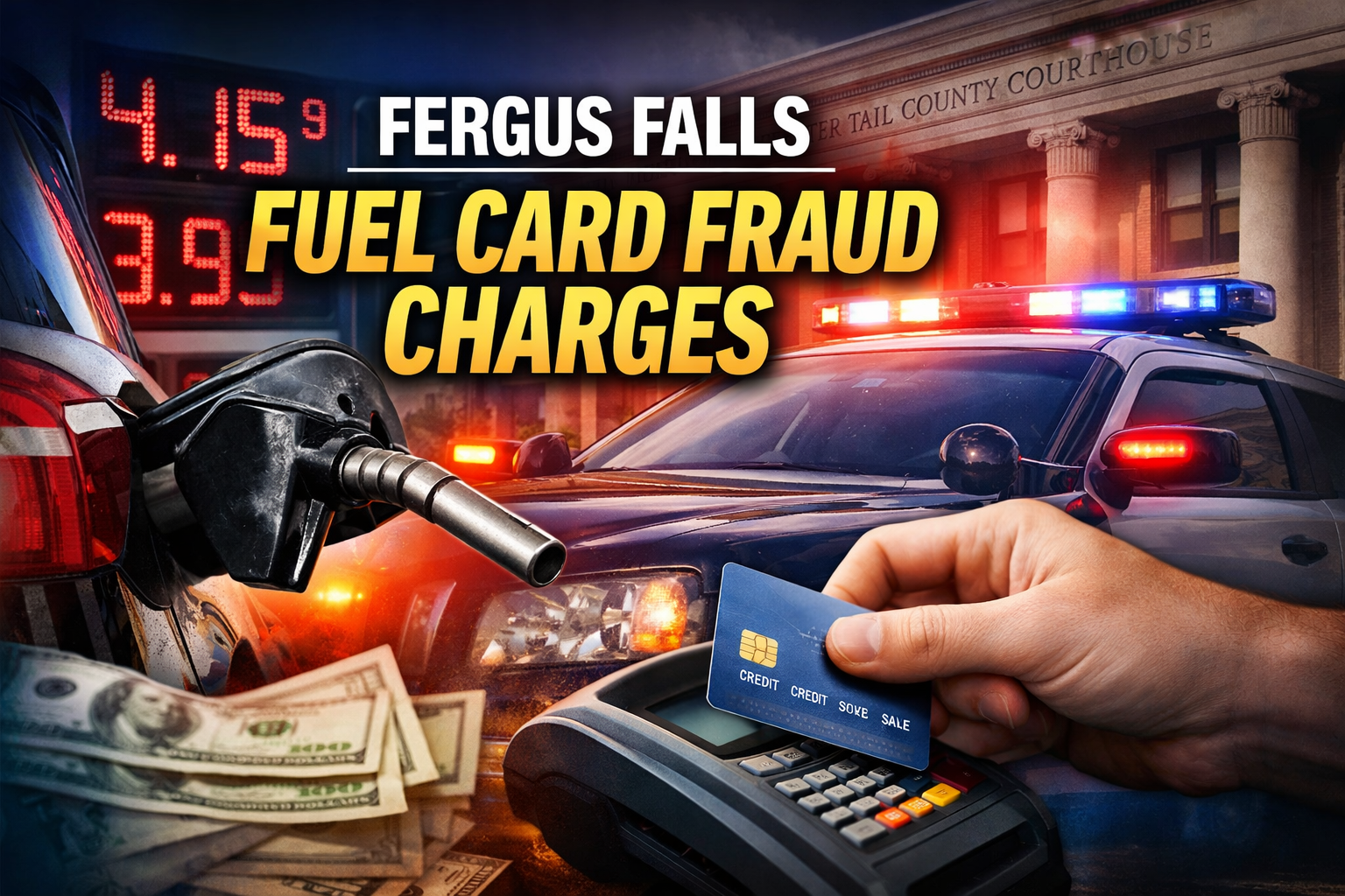 Fergus Falls Woman Charged in Fuel Card Fraud