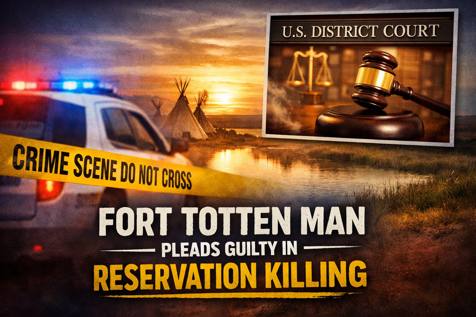 Fort Totten Man Pleads Guilty in Reservation Killing