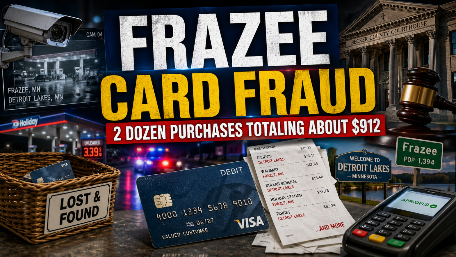 Frazee Card Fraud Case: 19-Year-Old Charged