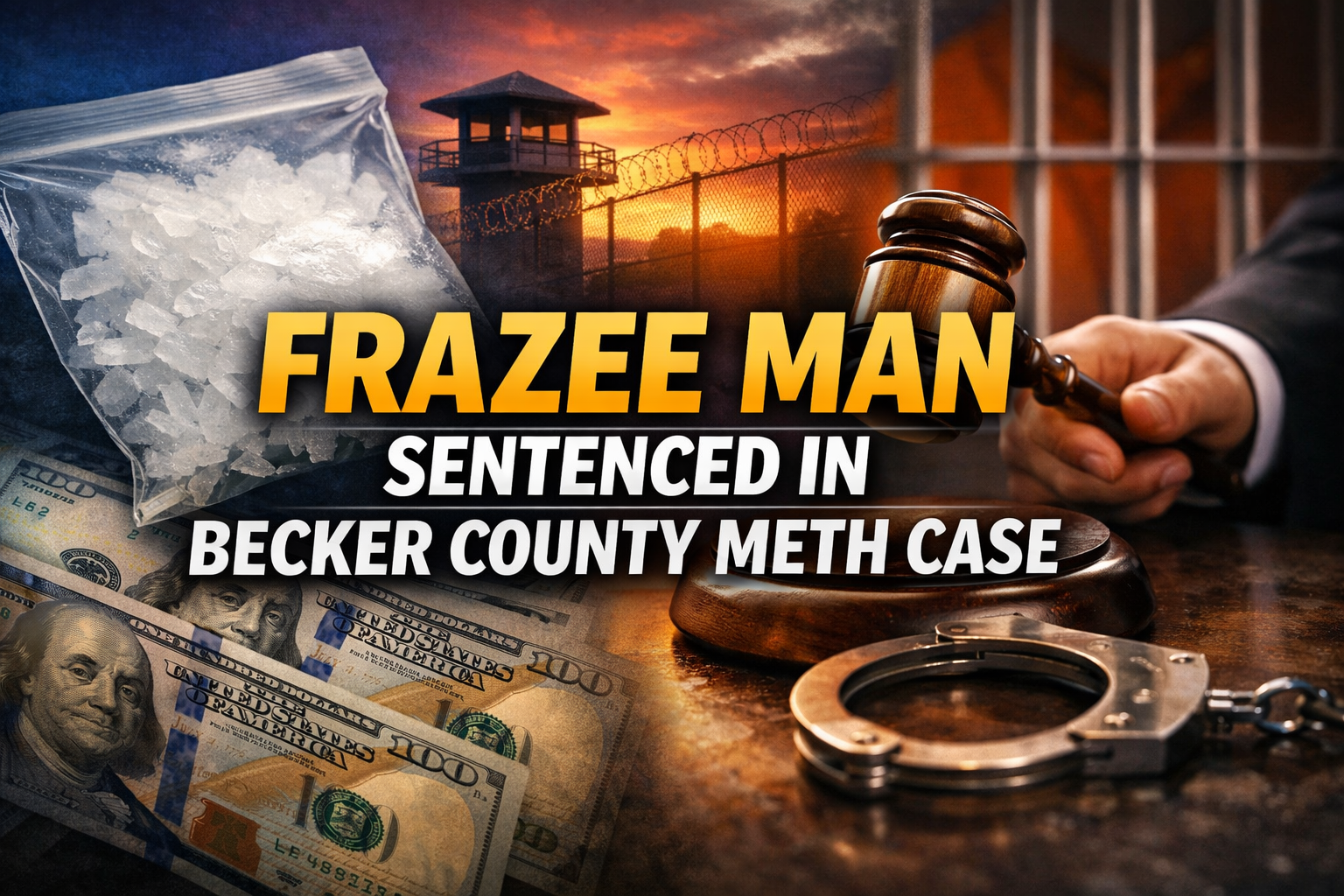 Frazee Man Sentenced in Becker County Meth Case
