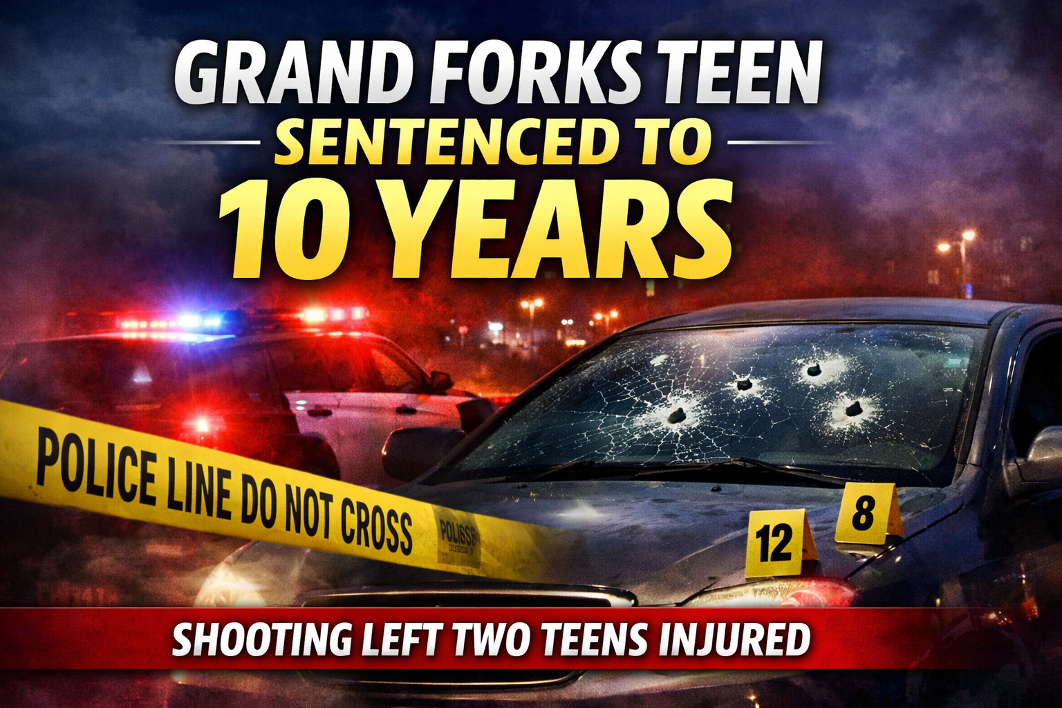 Grand Forks Teen Gets 10 Years in Shooting Case