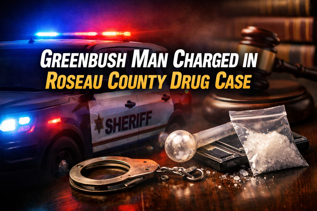 Greenbush Man Charged in Roseau County Drug Case
