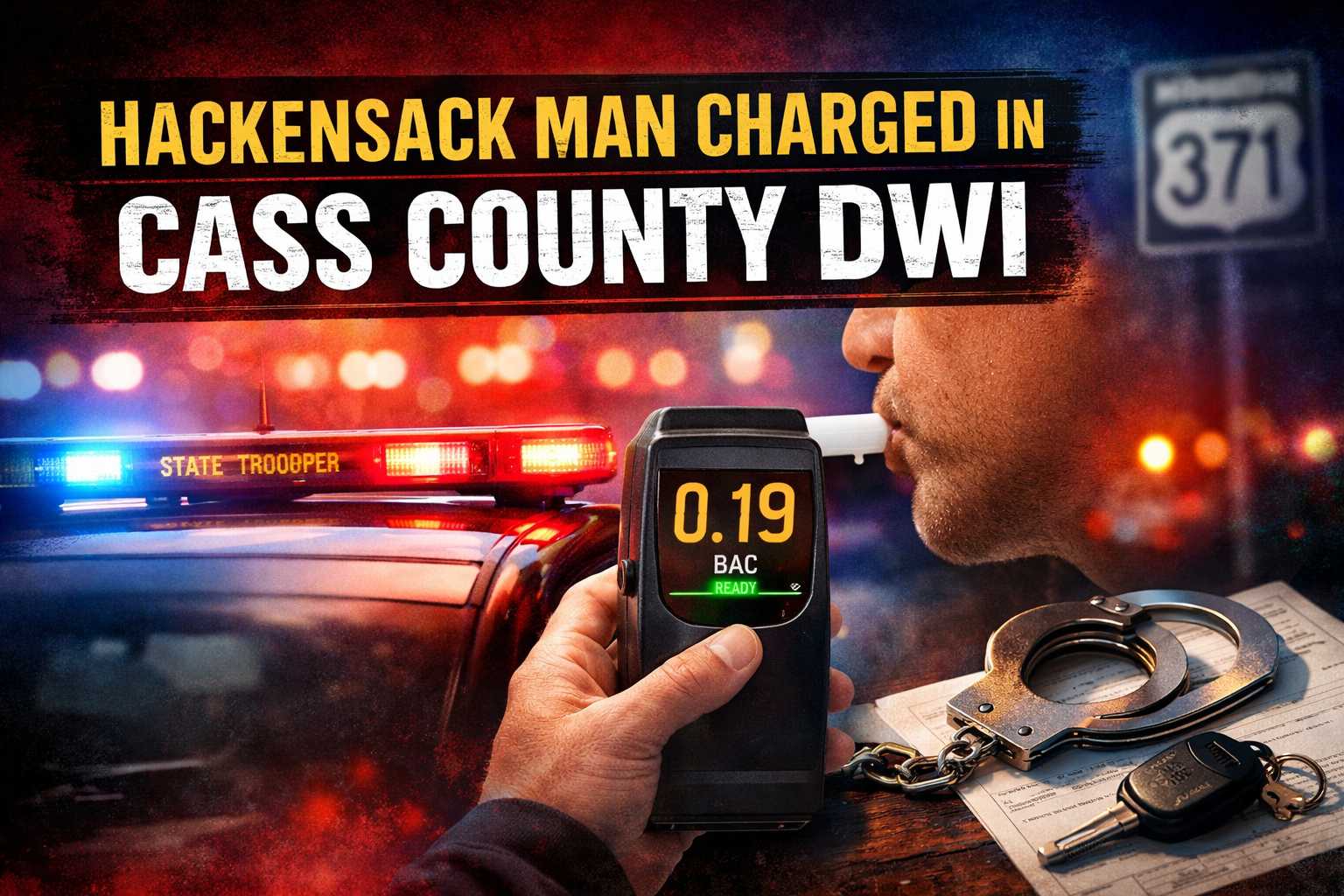 Hackensack Man Charged After Cass County DWI Stop