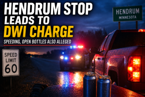 Hendrum Stop Leads to DWI Charge