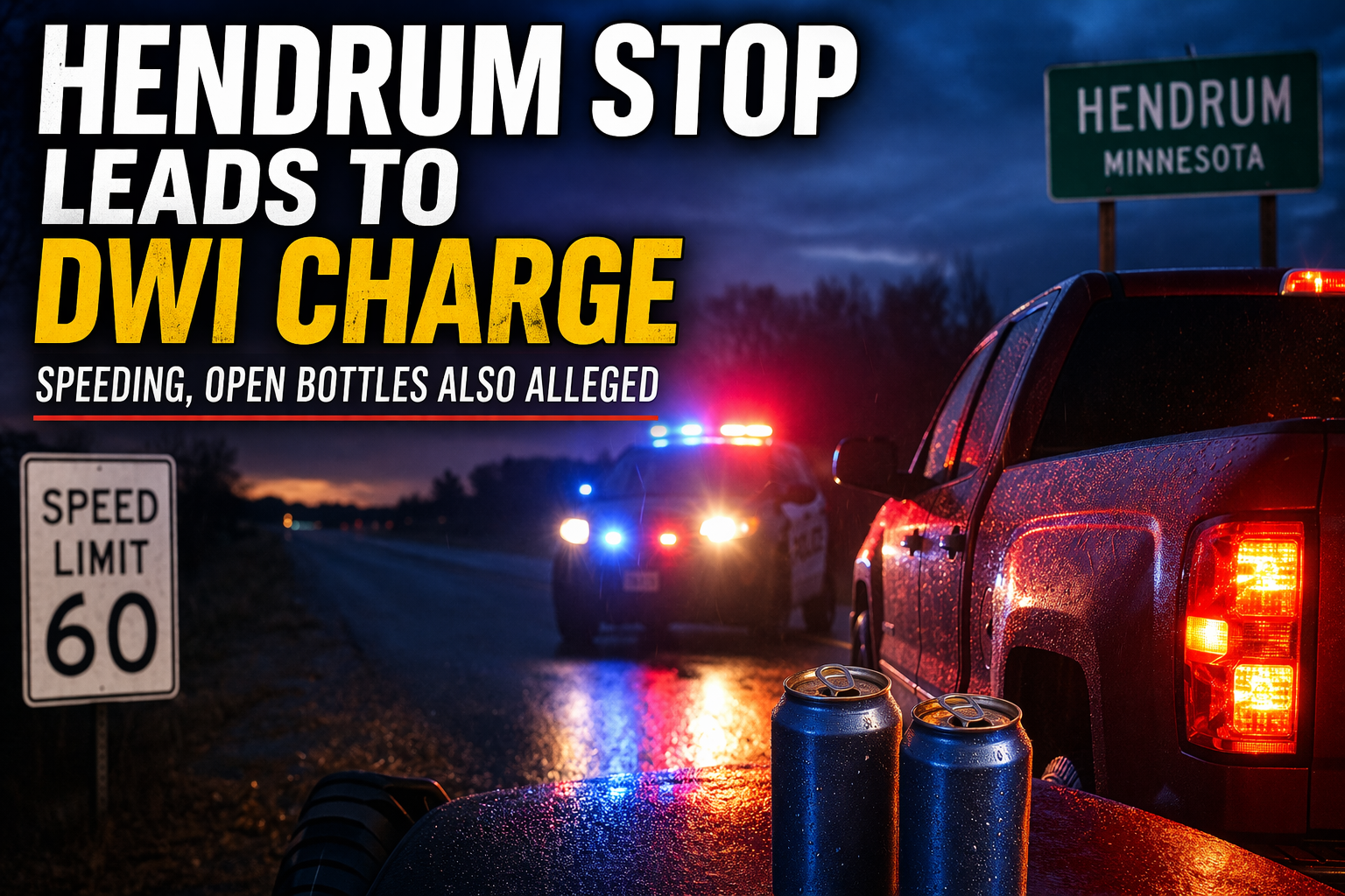 Hendrum Stop Leads to DWI Charge
