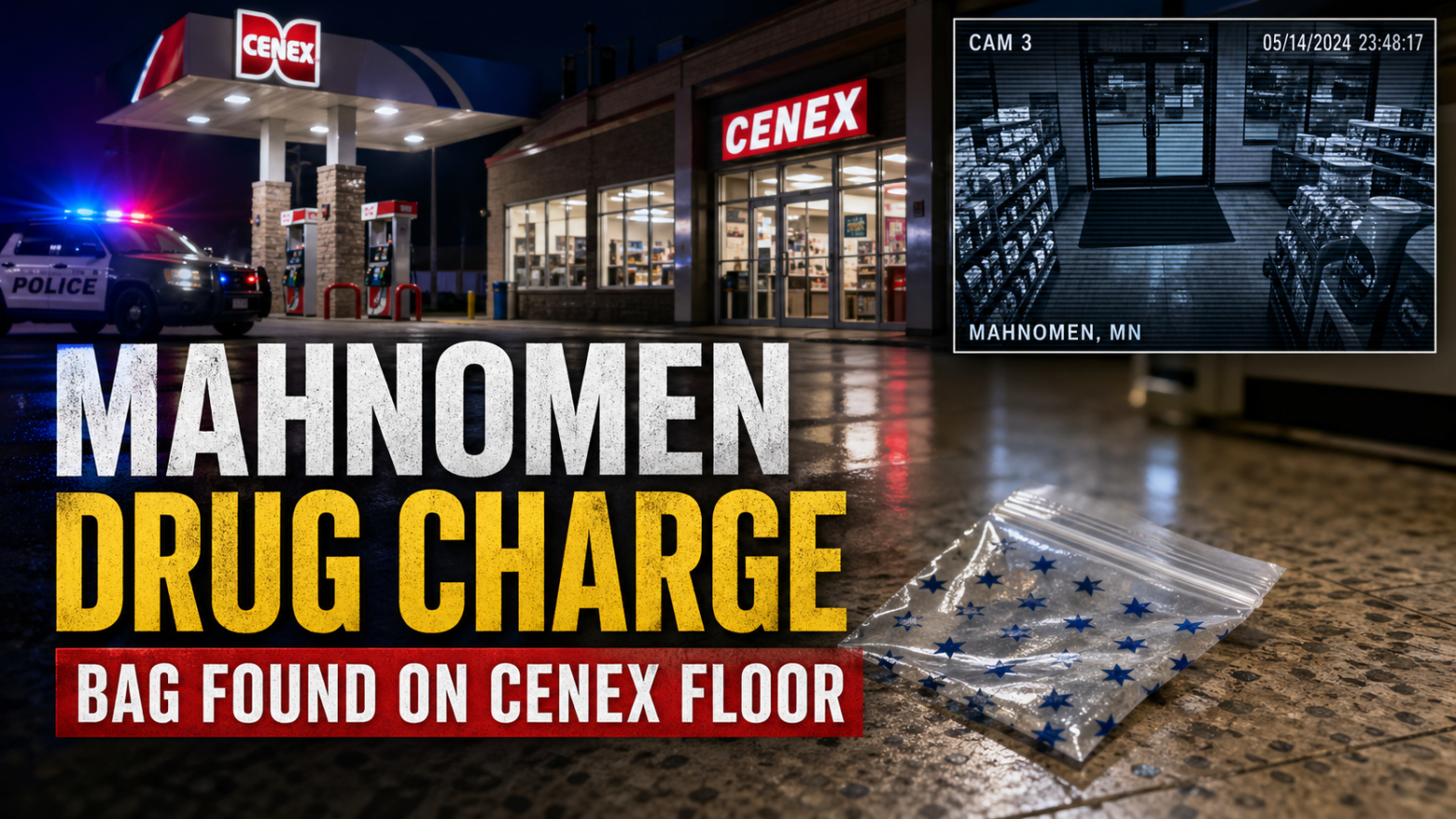 Mahnomen Drug Charge After Bag Found At Cenex