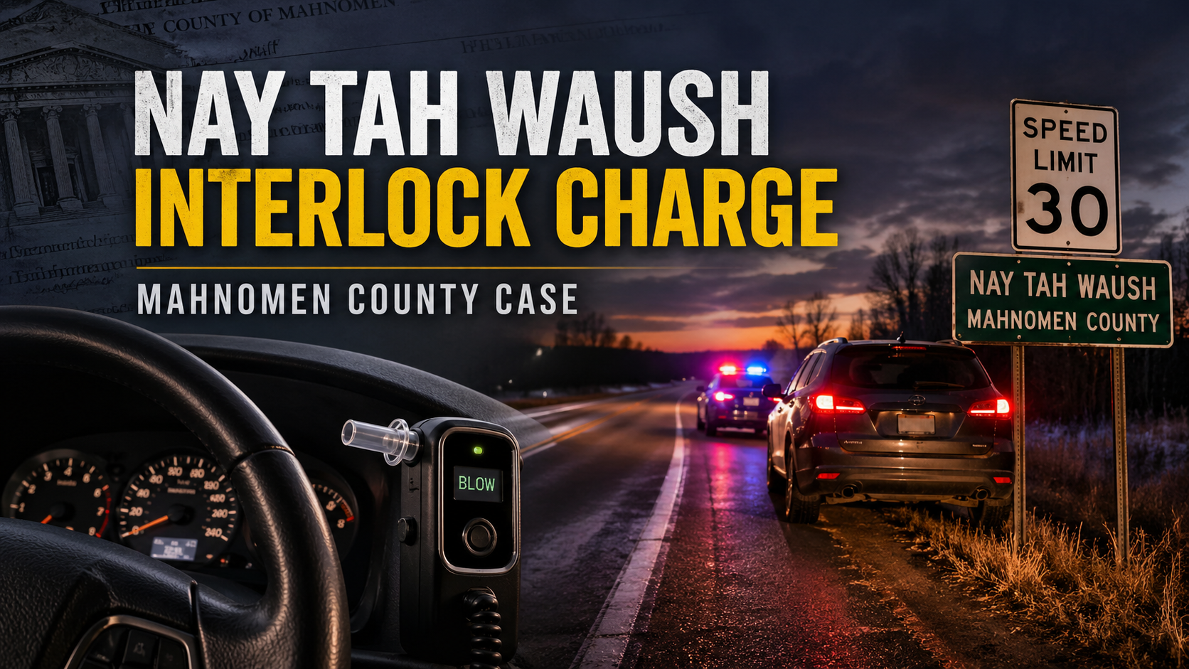 Nay Tah Waush Stop Leads To Interlock Charge