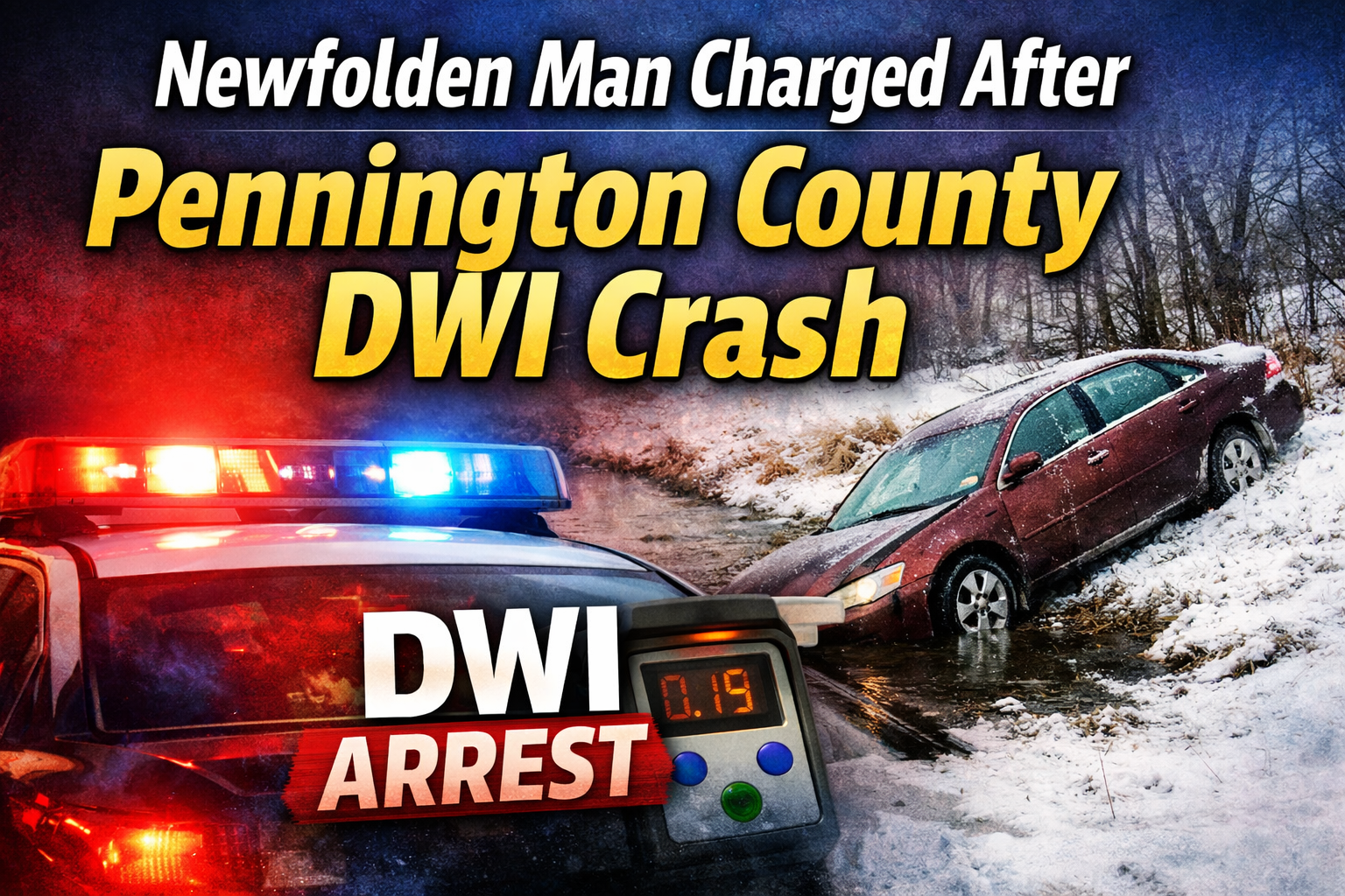 Newfolden Man Charged After Pennington DWI Crash