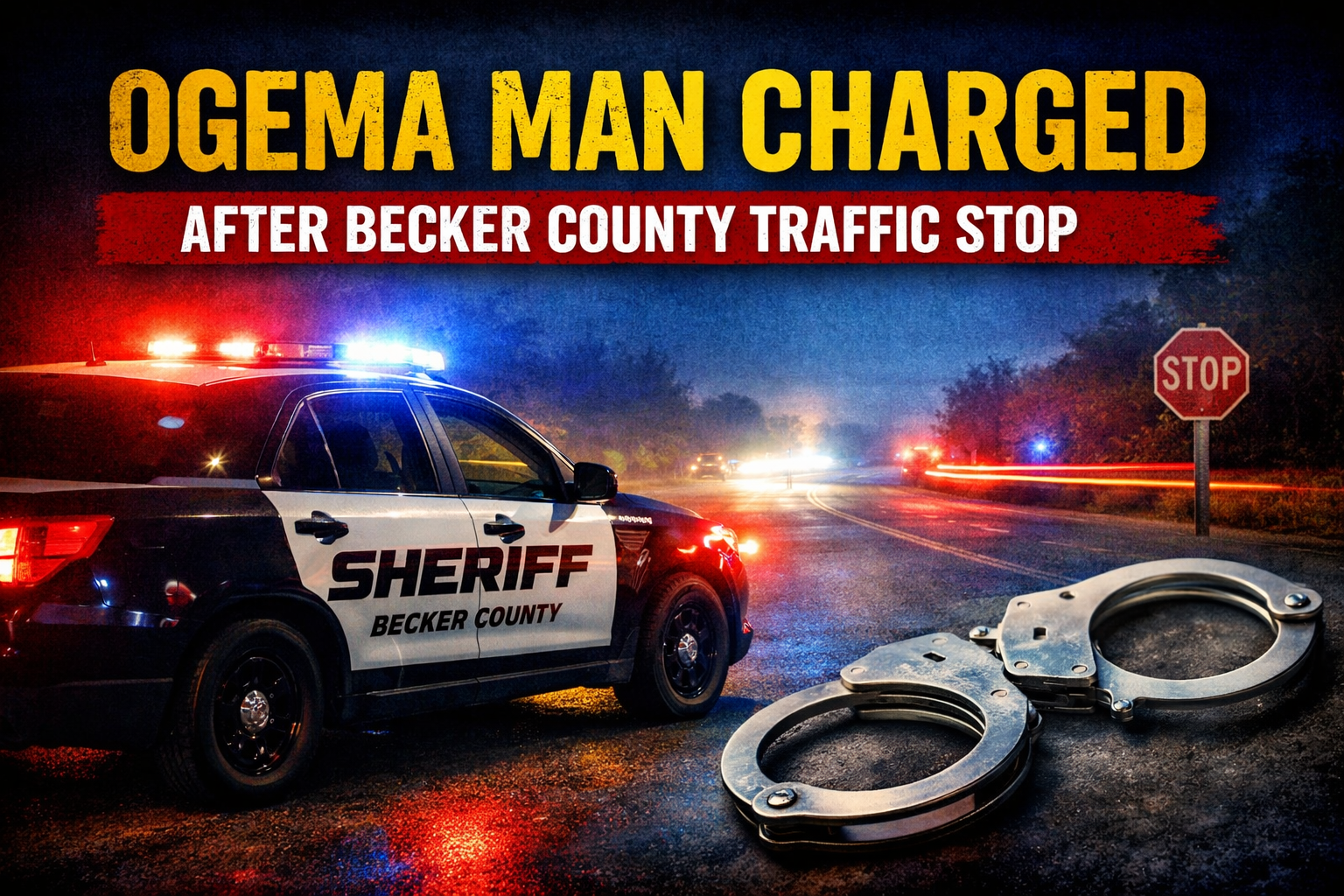 Ogema Man Charged After Becker County Stop