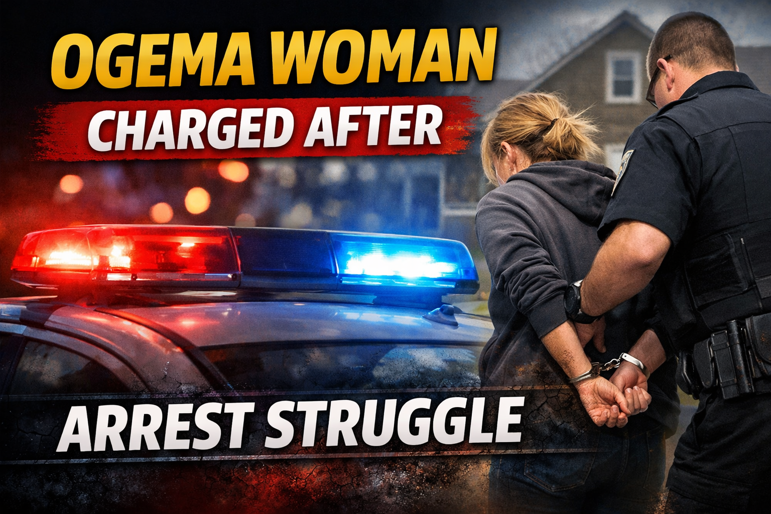 Ogema Woman Charged After Arrest Struggle