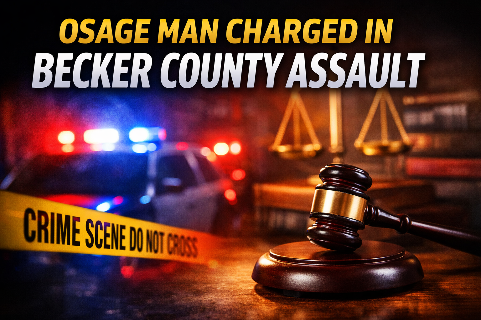 Osage Man Charged in Becker County Assault
