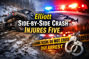 Ransom County Side-by-Side Crash Injures Five