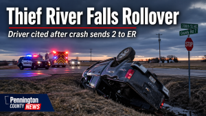 Thief River Falls Driver Cited After Rollover
