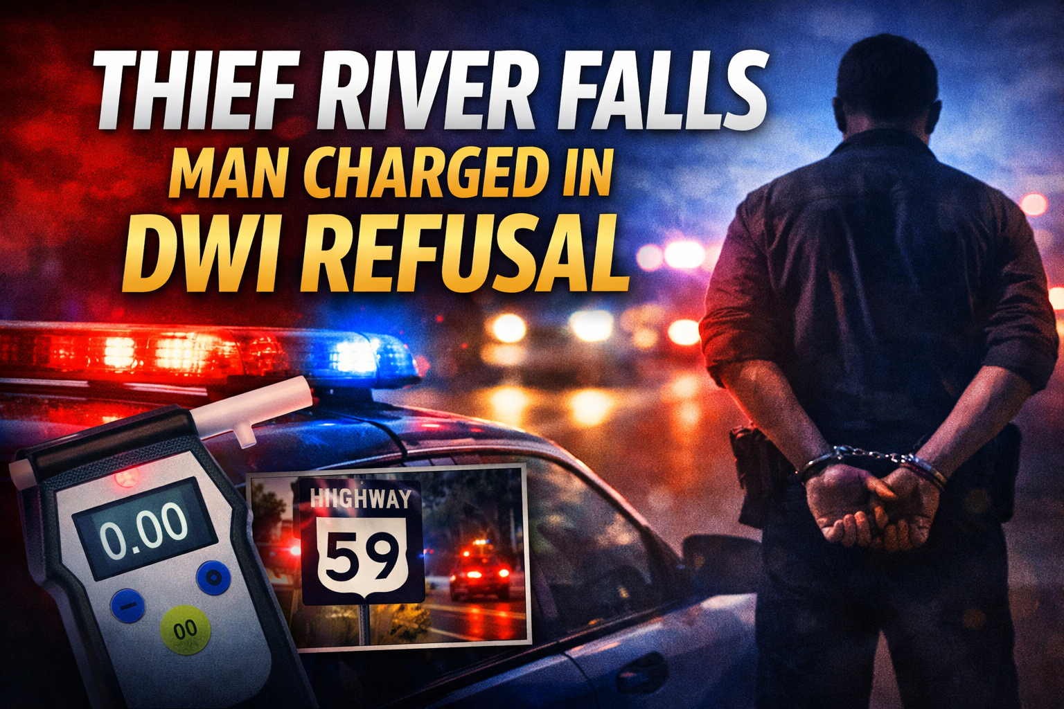 Thief River Falls Man Charged in DWI Refusal