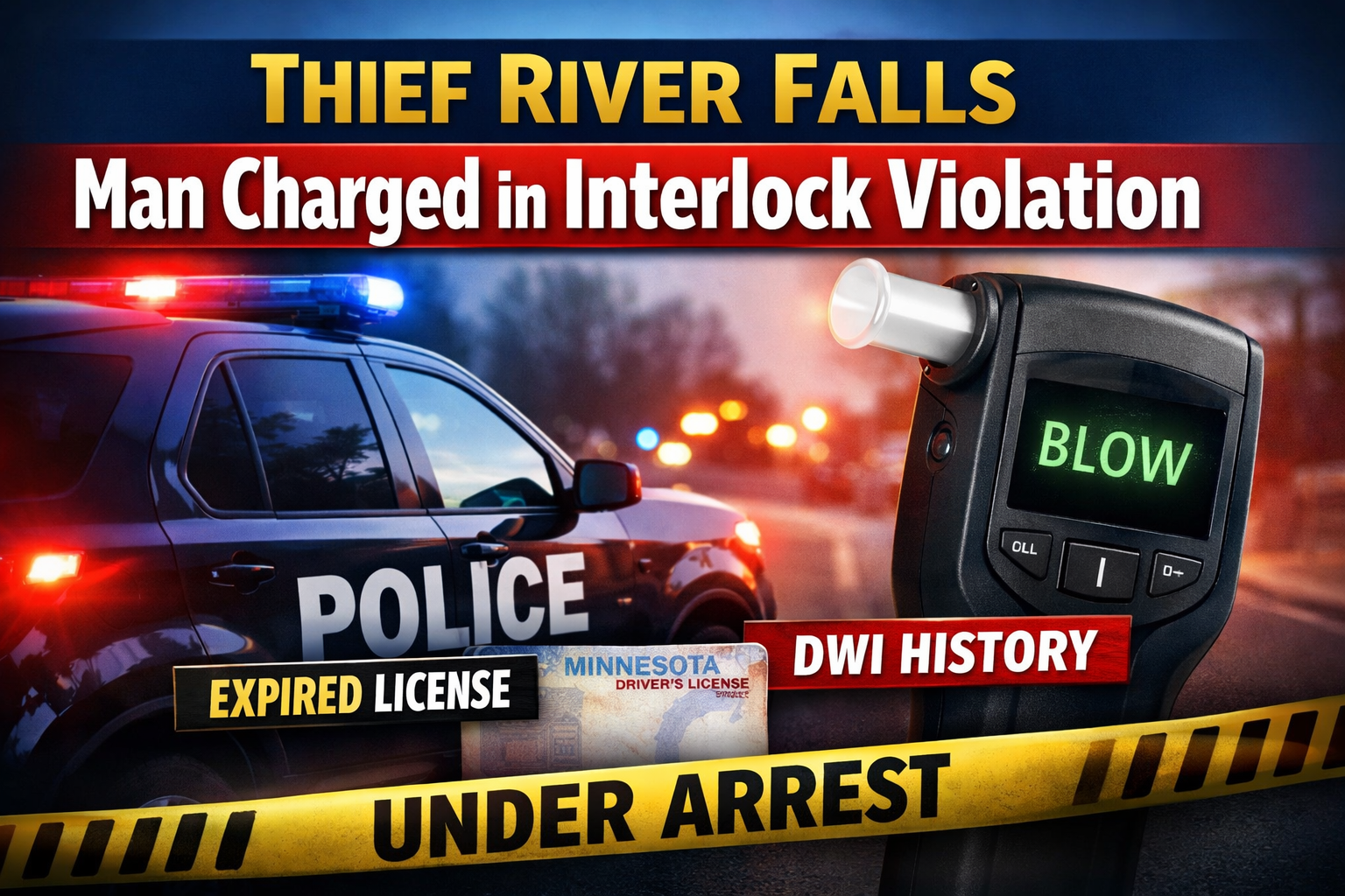Thief River Falls Man Charged in Interlock Case