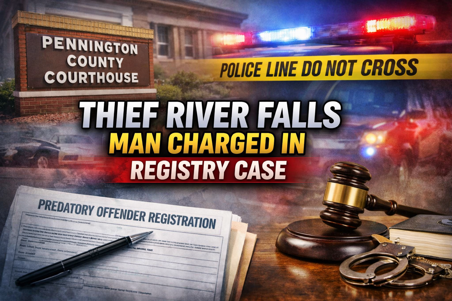 Thief River Falls Man Charged in Registry Case