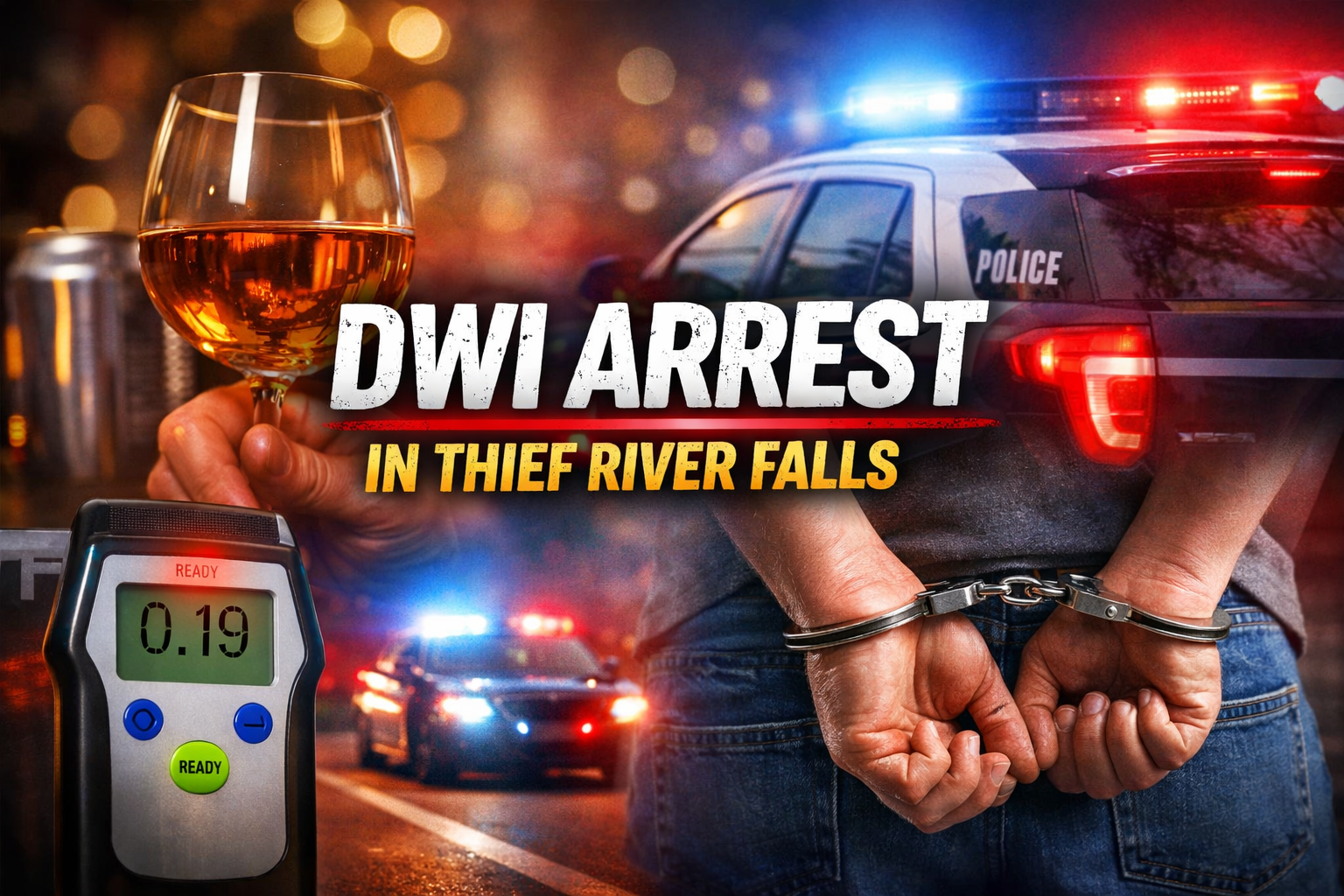 Thief River Falls Woman Charged After .19 DWI Stop