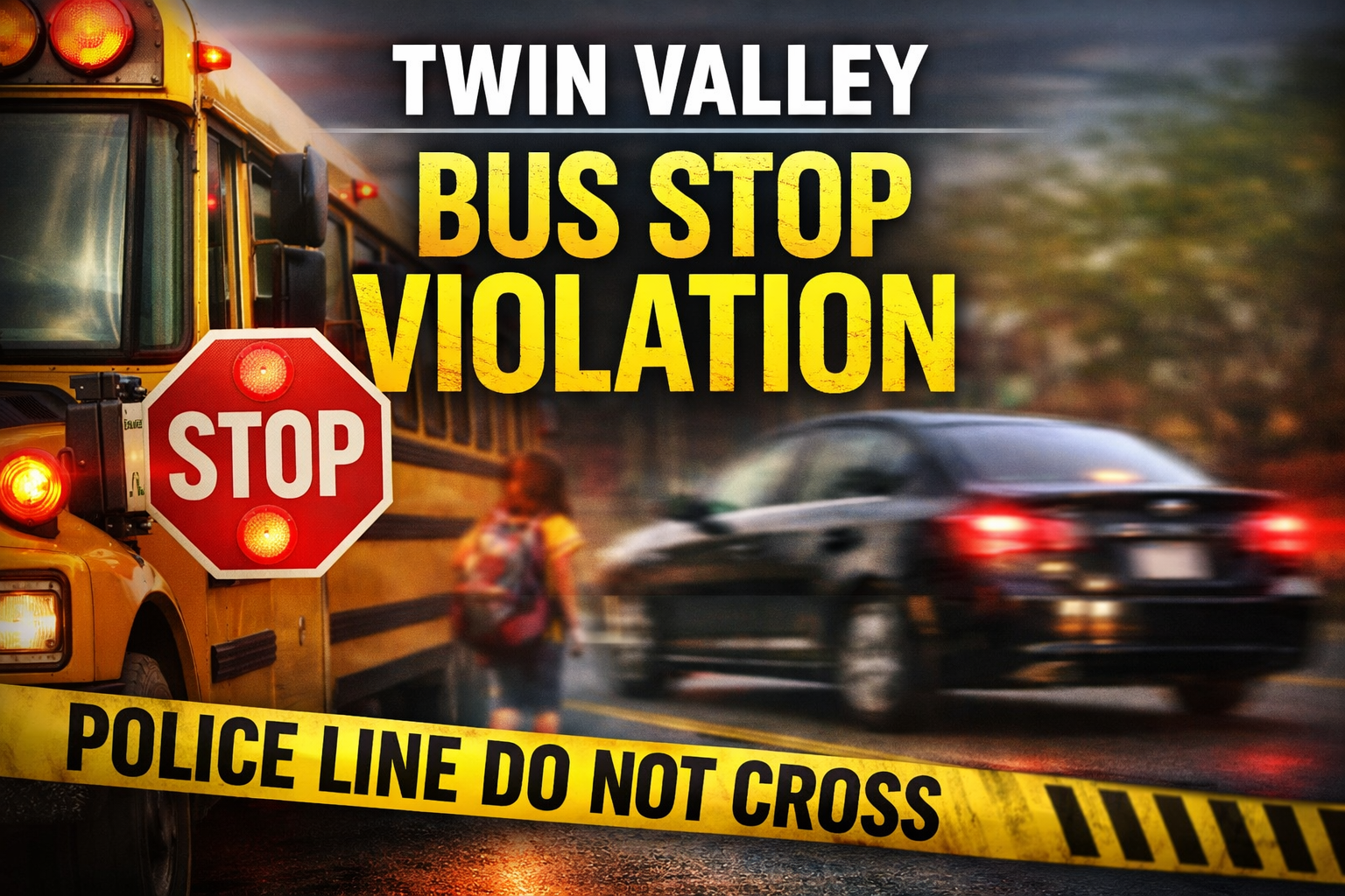 Twin Valley Woman Charged in Bus Stop Case