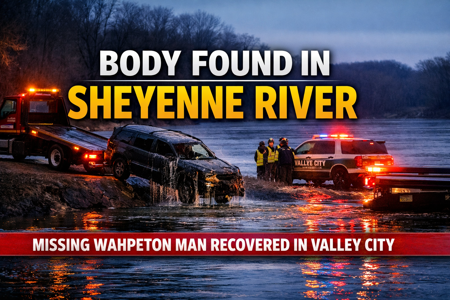 Valley City: Missing Man Found Dead in River