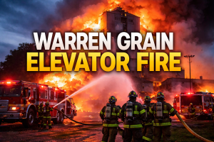 Warren CHS Elevator Fire Burns Through Day