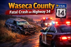 Waseca County Man Dies in Highway 14 Crash