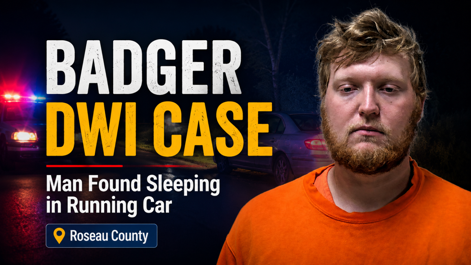 Badger DWI Case: Man Found Sleeping in Running Car