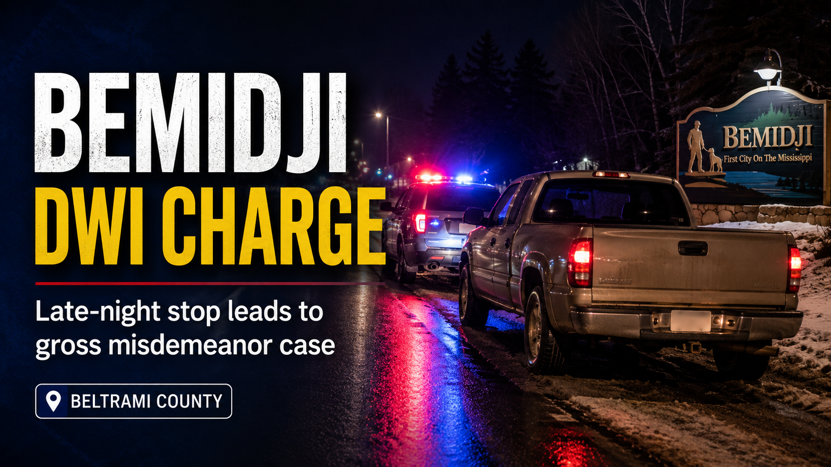 Bemidji Man Charged In 3rd Degree DWI Case