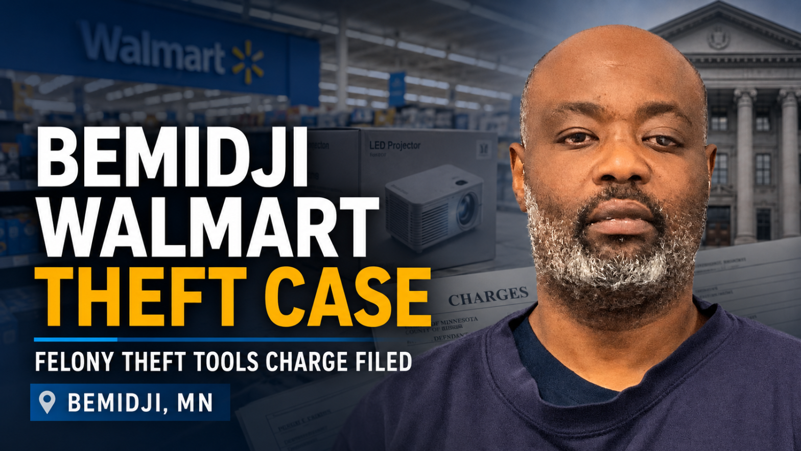 Bemidji Walmart Theft Tools Charge Filed