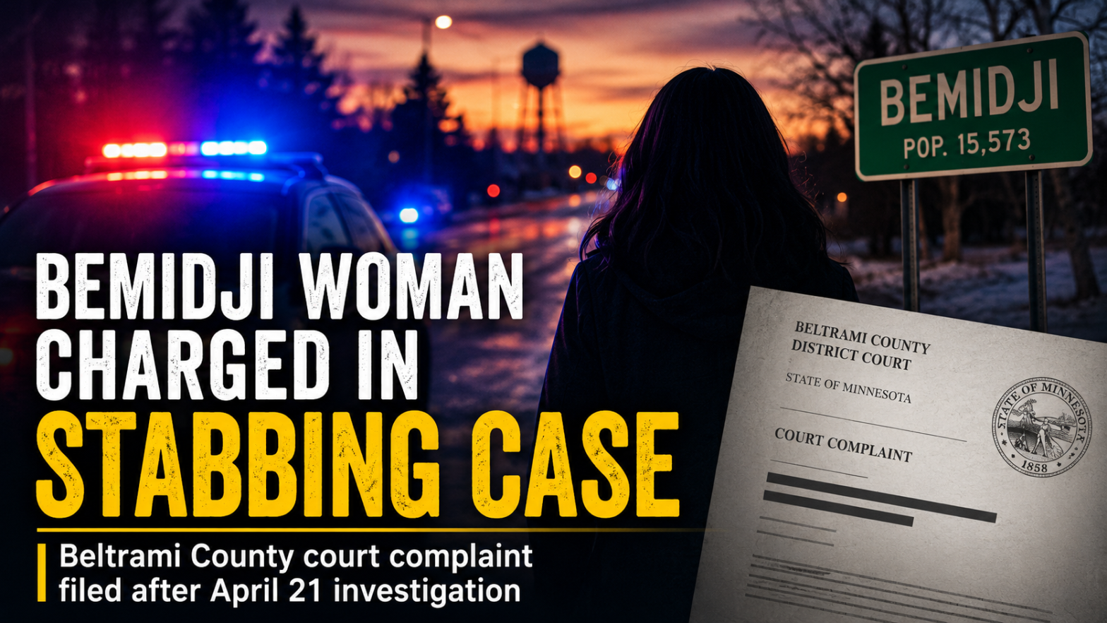 Bemidji Woman Charged After Stabbing Probe