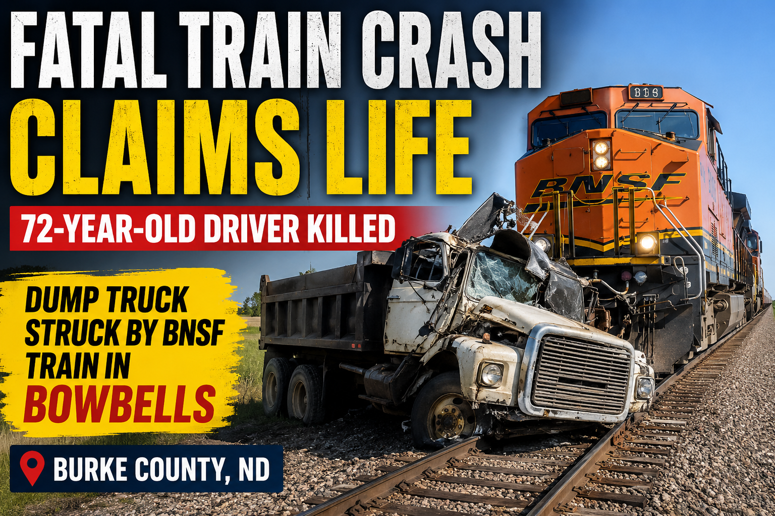 Bowbells Fatal Train Crash Kills Kenmare Driver