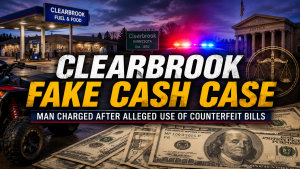 Clearbrook Man Charged In Fake Cash Case