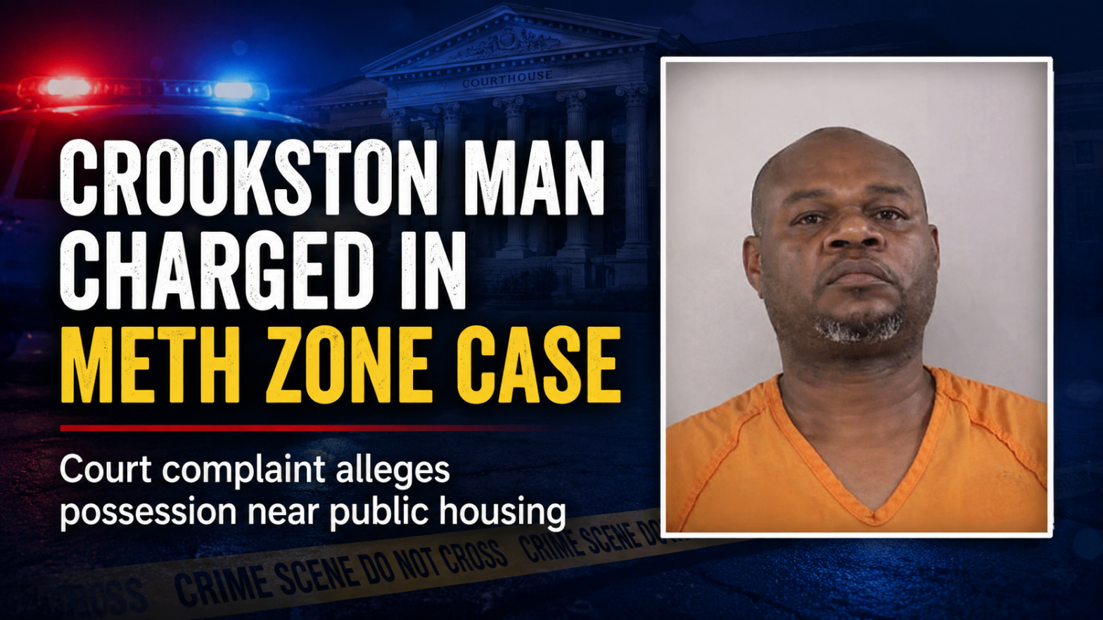 Crookston Man Charged In Meth Zone Case