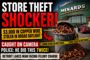 Detroit Lakes Man Charged In Menards Wire Theft