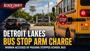 Detroit Lakes Woman Charged In Bus Stop Arm Case