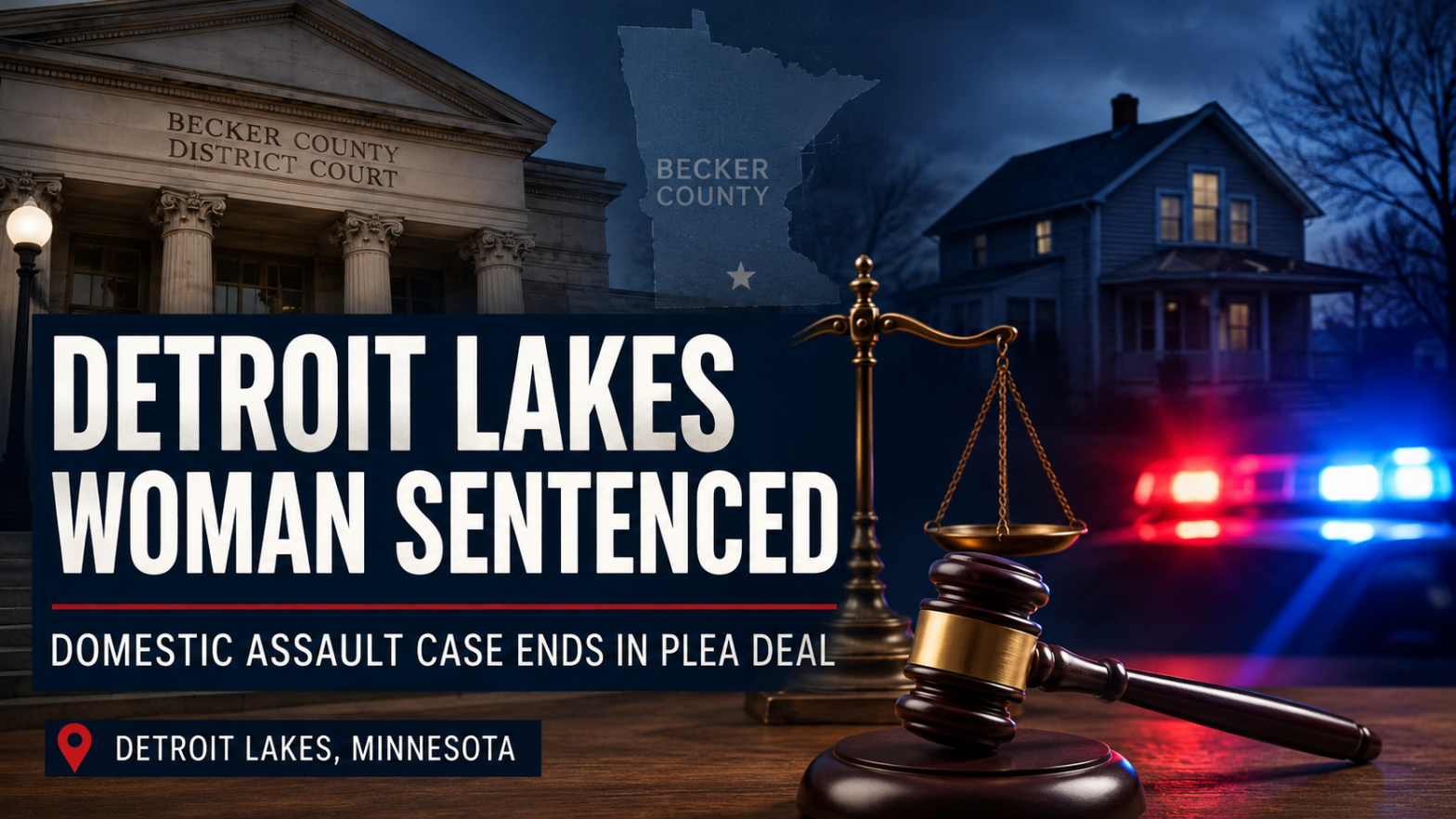 Detroit Lakes Woman Sentenced In Assault Case