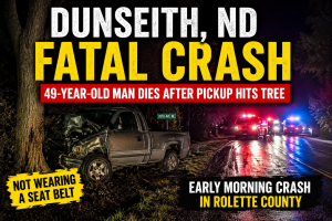 Dunseith Man Dies In Rolette County Crash